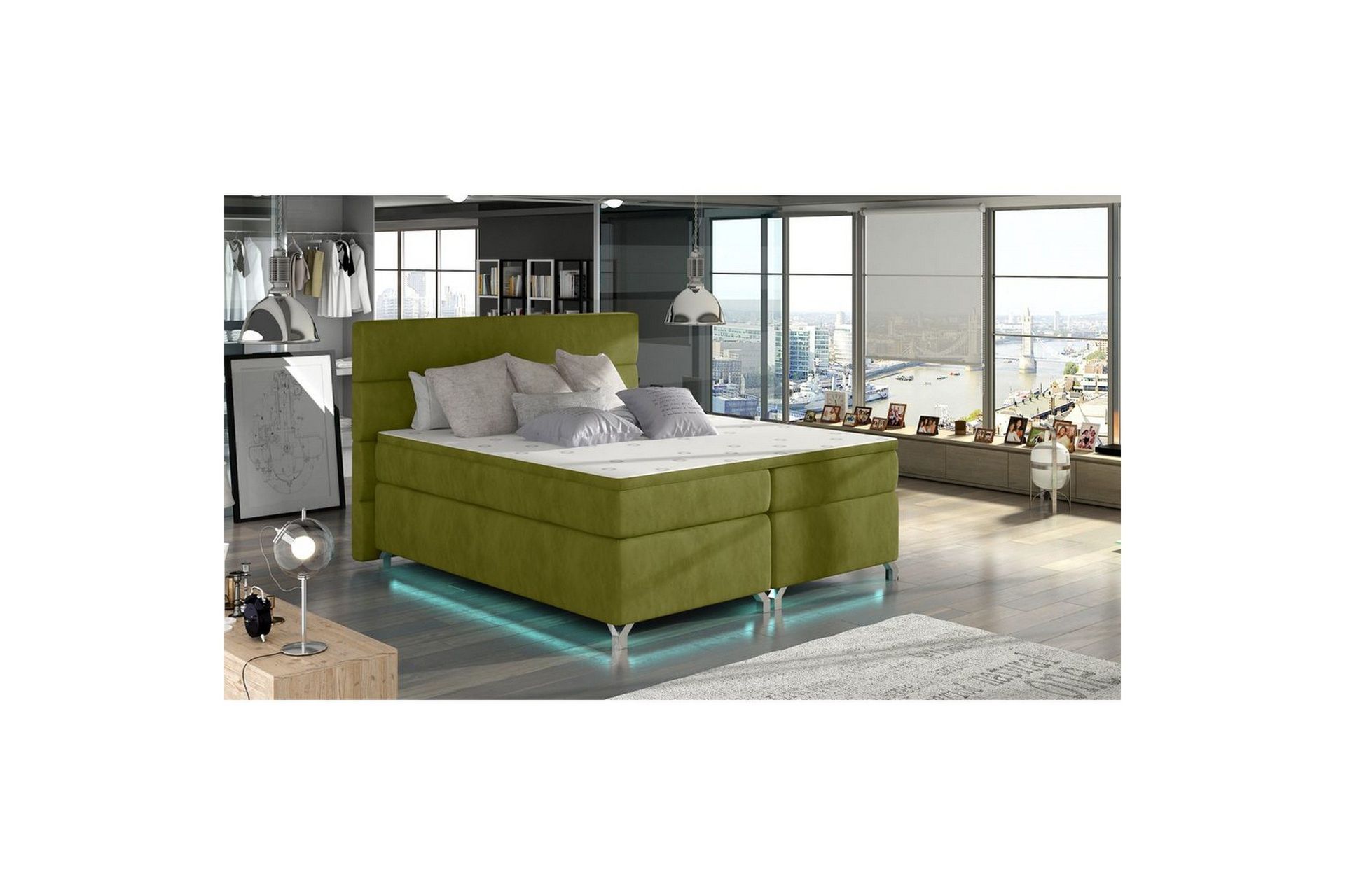Runkopatja Eltap Amadeo LED-valoilla Rivera 36 140x200 cm