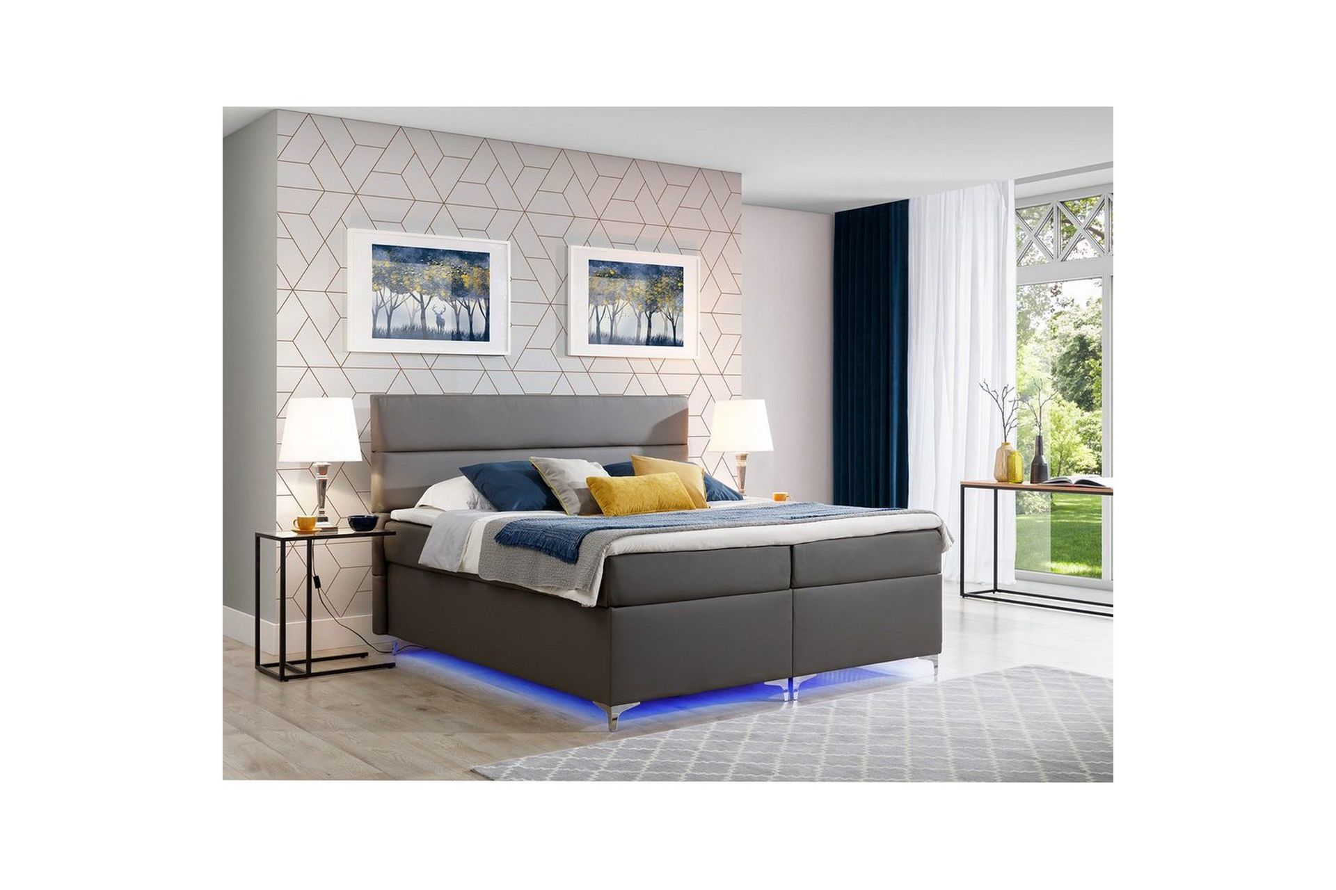 Runkopatja Eltap Amadeo LED-valoilla Soft 29 140x200 cm
