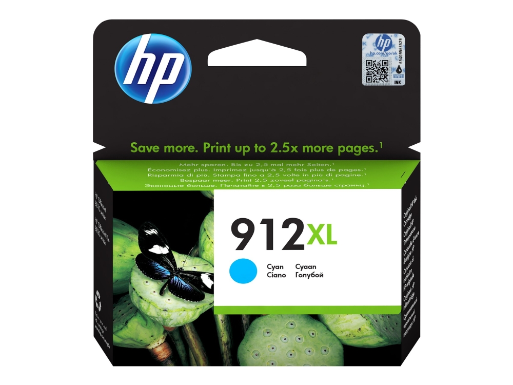 HP 912XL syaani mustepatruuna