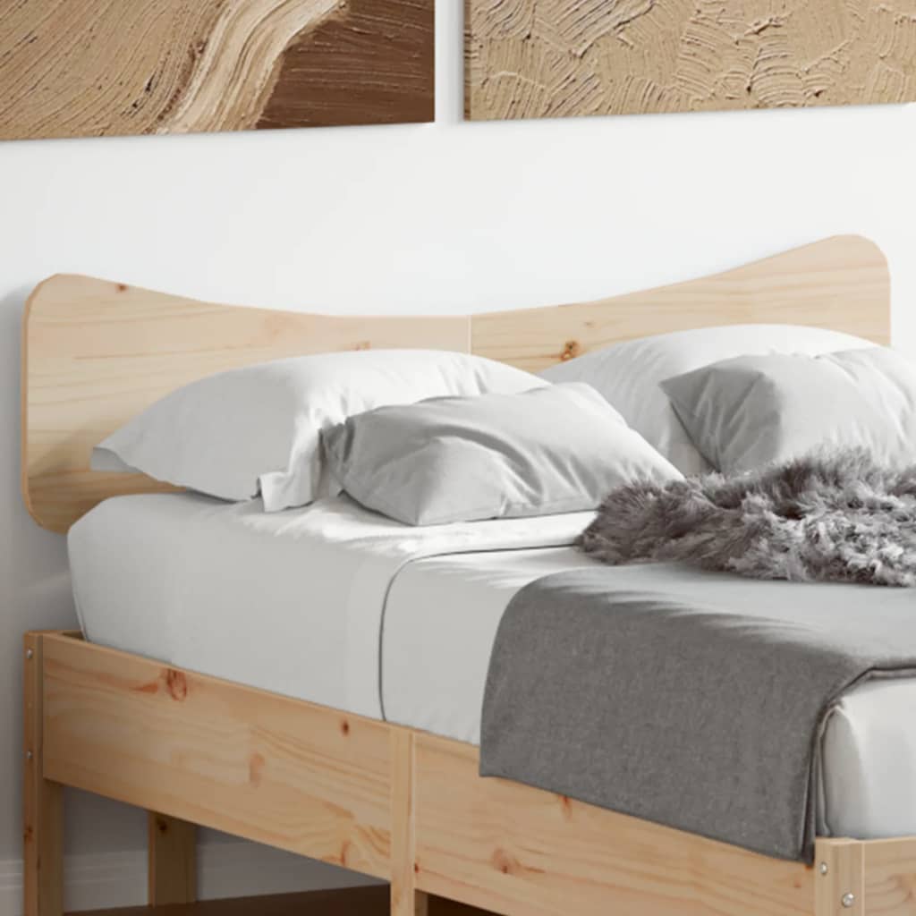 vidaXL Sängynpääty 120 cm täysi mänty
