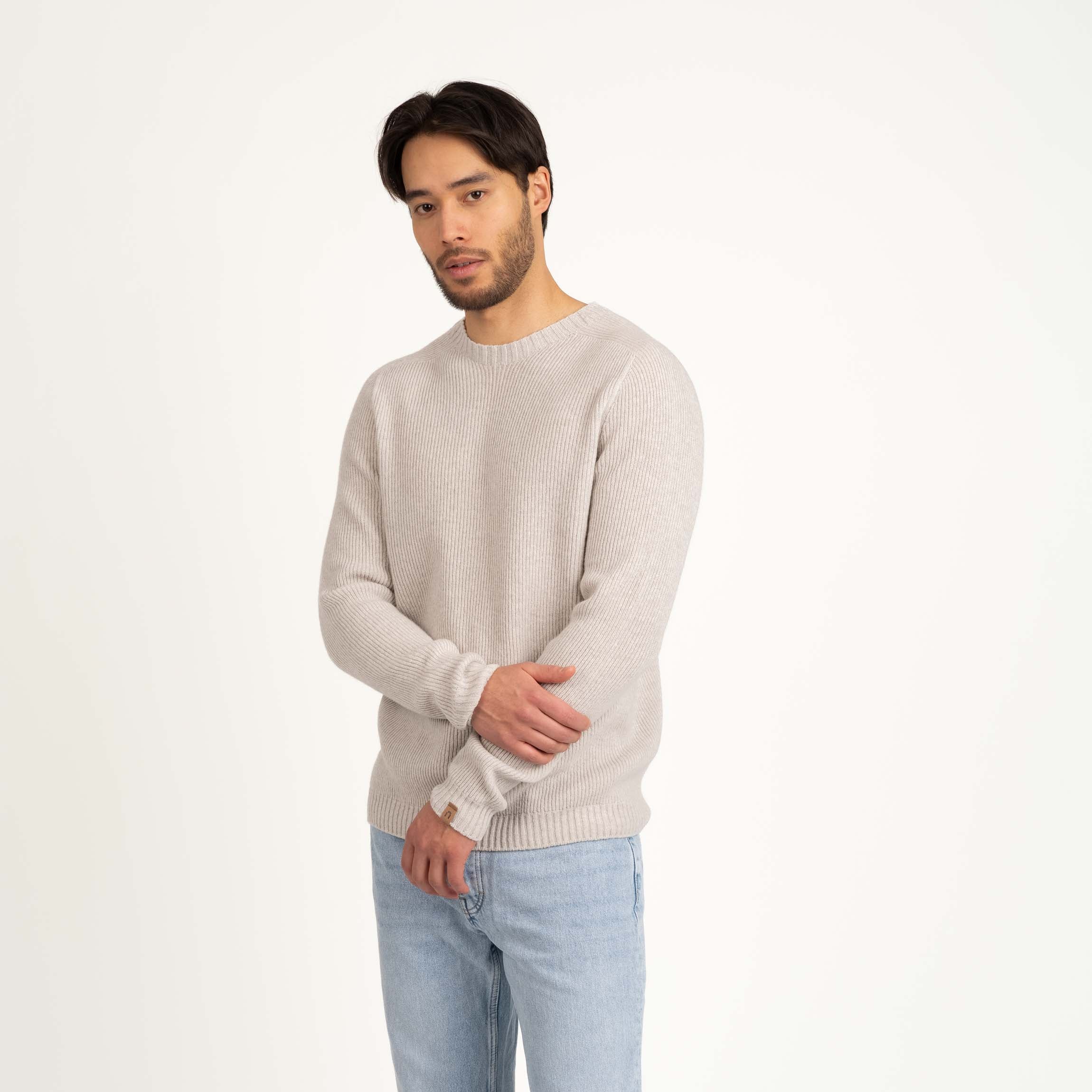 Kaakkuri Miesten Merinovillapaita - Puuronharmaa XXXL